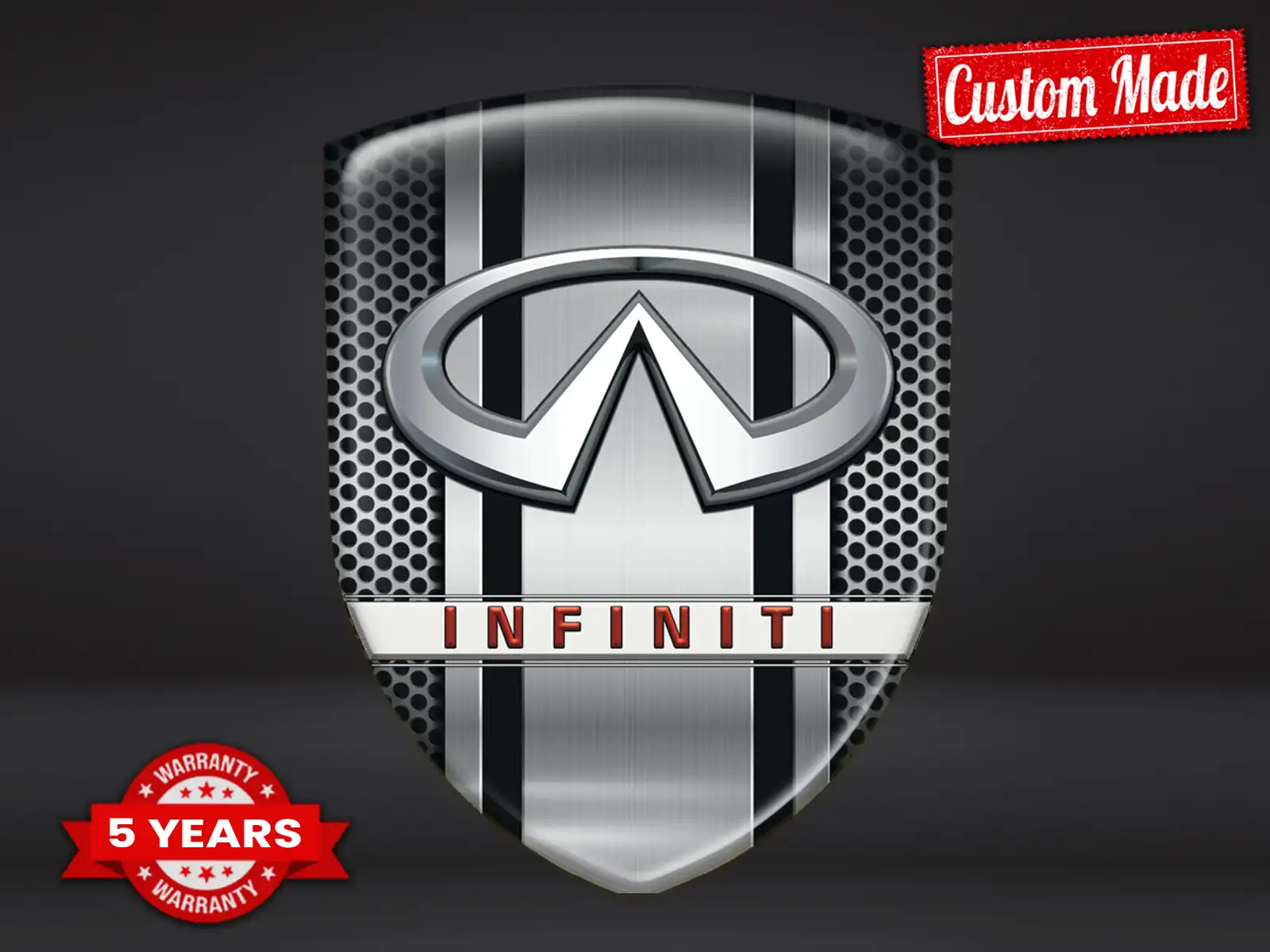 Infiniti Pegatinas En Relieve Calidad Premium Máximo Resistentes
